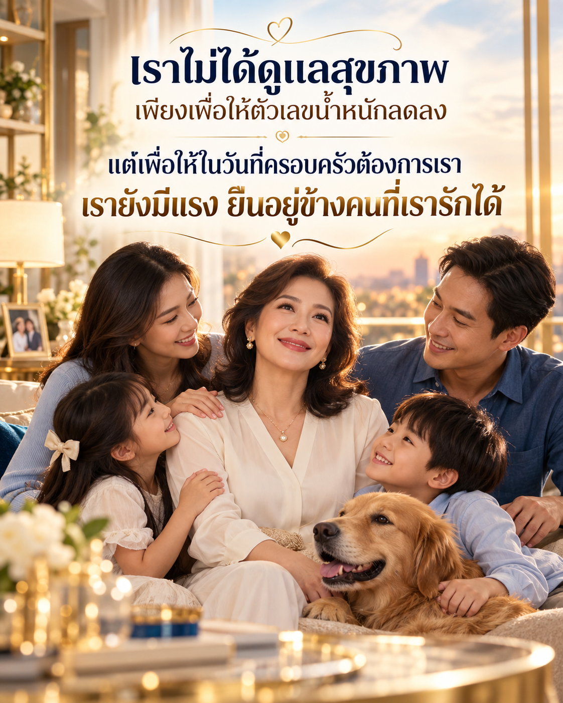 ผู้หญิงวัย 40+ ดูแลสุขภาพและให้ความสำคัญกับรอบเอวและระบบเผาผลาญ
